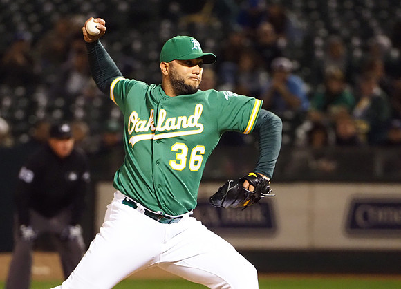 MLB: Toronto Blue Jays at Oakland Athletics