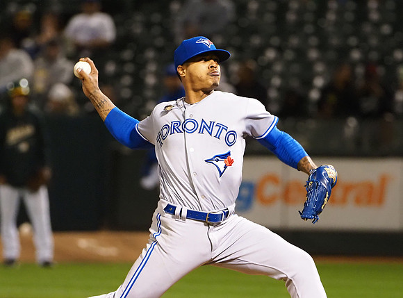 MLB: Toronto Blue Jays at Oakland Athletics
