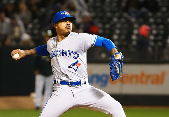 MLB: Toronto Blue Jays at Oakland Athletics