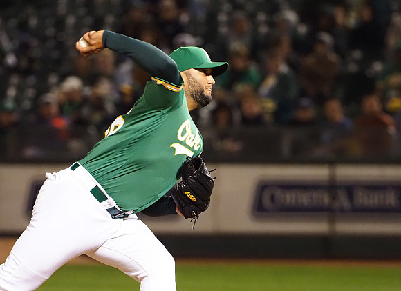 MLB: Toronto Blue Jays at Oakland Athletics