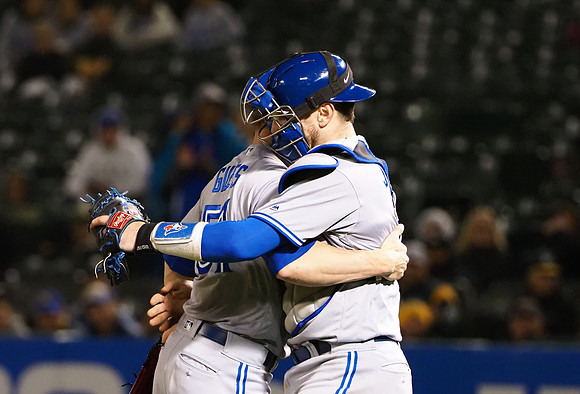 MLB: Toronto Blue Jays at Oakland Athletics