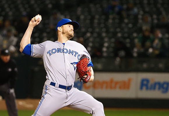 MLB: Toronto Blue Jays at Oakland Athletics