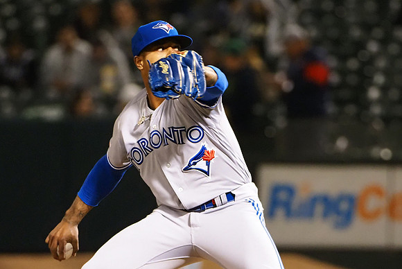 MLB: Toronto Blue Jays at Oakland Athletics