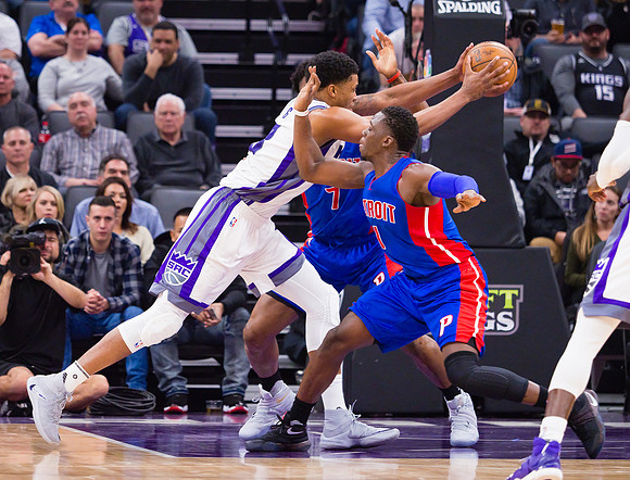 NBA: Detroit Pistons at Sacramento Kings