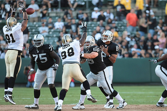 NFL: Preseason New Orleans Saints at Oakland Raiders