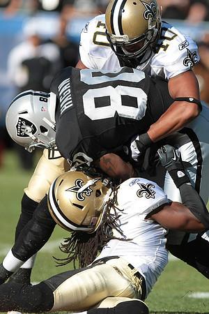 NFL: Preseason New Orleans Saints at Oakland Raiders