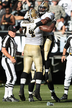 NFL: Preseason New Orleans Saints at Oakland Raiders