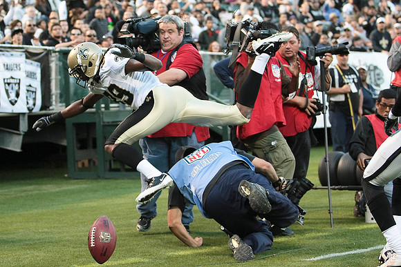 NFL: Preseason New Orleans Saints at Oakland Raiders