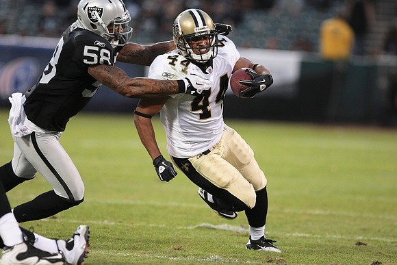 NFL: Preseason New Orleans Saints at Oakland Raiders