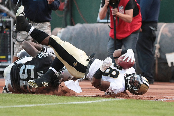 NFL: Preseason New Orleans Saints at Oakland Raiders