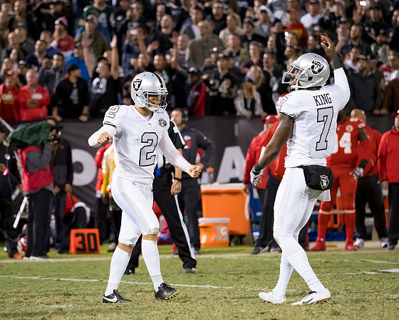 NFL: Kansas City Chiefs at Oakland Raiders