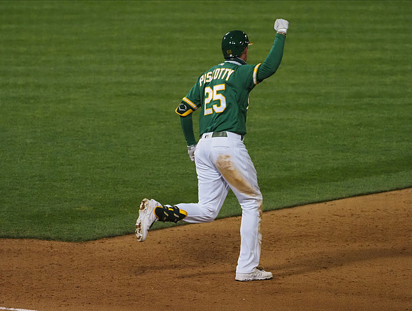 MLB: Texas Rangers at Oakland Athletics