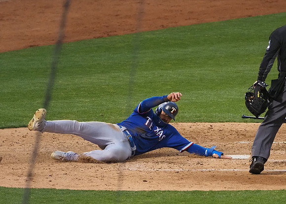 MLB: Texas Rangers at Oakland Athletics