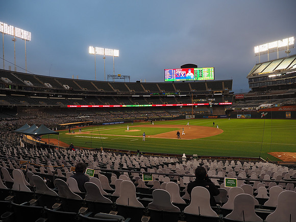 MLB: Texas Rangers at Oakland Athletics