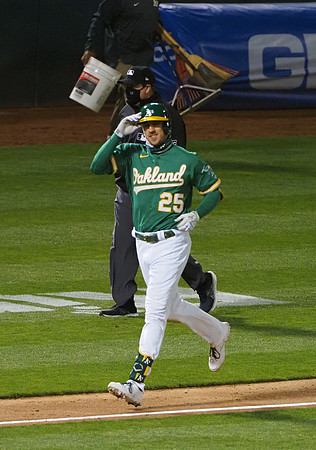 MLB: Texas Rangers at Oakland Athletics