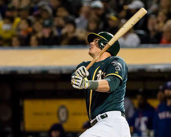 MLB: Texas Rangers at Oakland Athletics