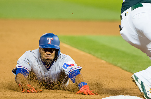MLB: Texas Rangers at Oakland Athletics