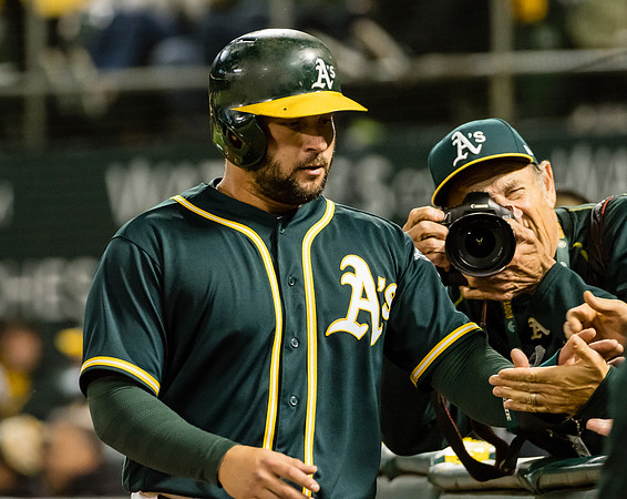 MLB: Texas Rangers at Oakland Athletics