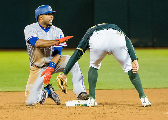MLB: Texas Rangers at Oakland Athletics