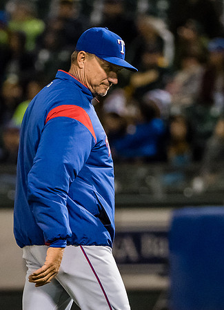 MLB: Texas Rangers at Oakland Athletics