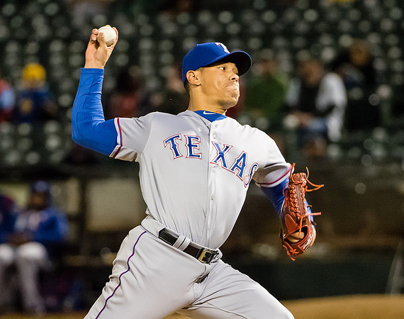 MLB: Texas Rangers at Oakland Athletics