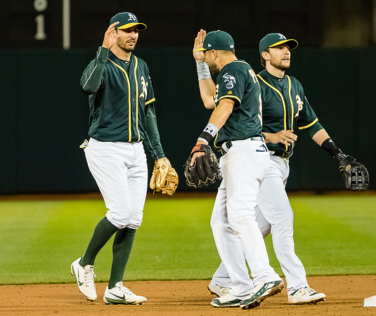 MLB: Texas Rangers at Oakland Athletics