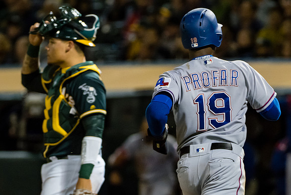 MLB: Texas Rangers at Oakland Athletics
