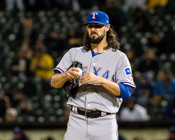 MLB: Texas Rangers at Oakland Athletics