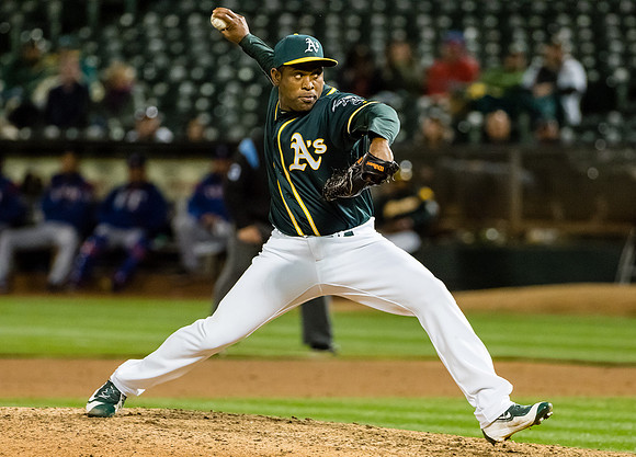 MLB: Texas Rangers at Oakland Athletics