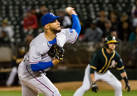 MLB: Texas Rangers at Oakland Athletics