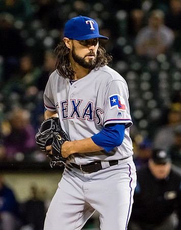 MLB: Texas Rangers at Oakland Athletics