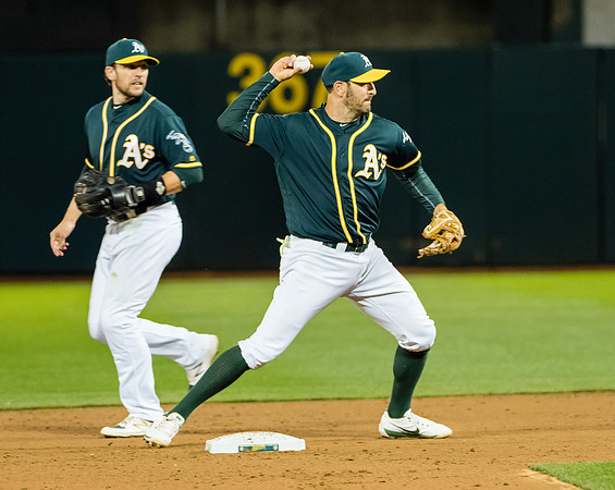 MLB: Texas Rangers at Oakland Athletics