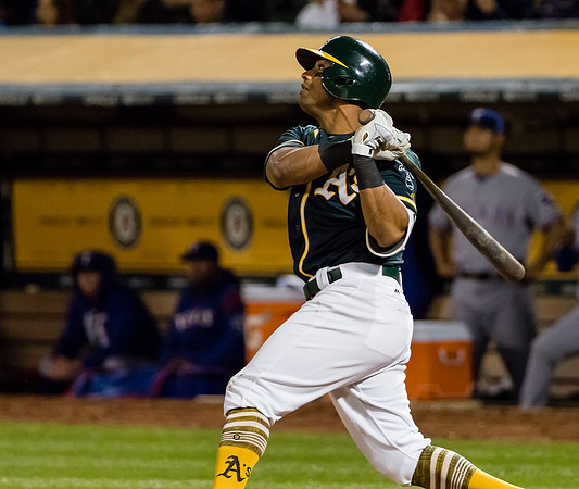 MLB: Texas Rangers at Oakland Athletics