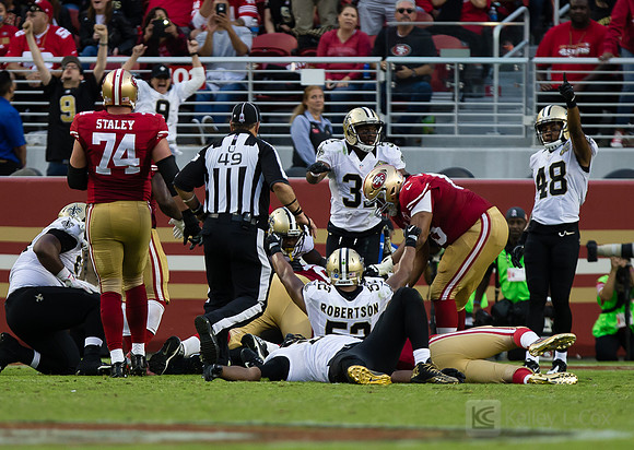 NFL: New Orleans Saints at San Francisco 49ers