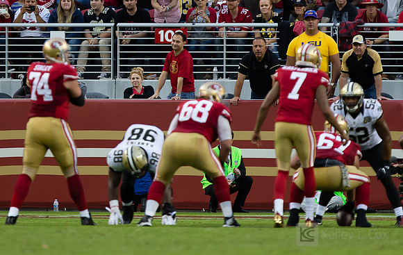 NFL: New Orleans Saints at San Francisco 49ers