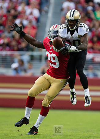 NFL: New Orleans Saints at San Francisco 49ers