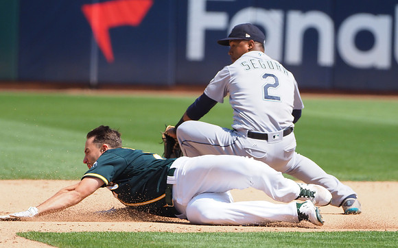 MLB: Seattle Mariners at Oakland Athletics