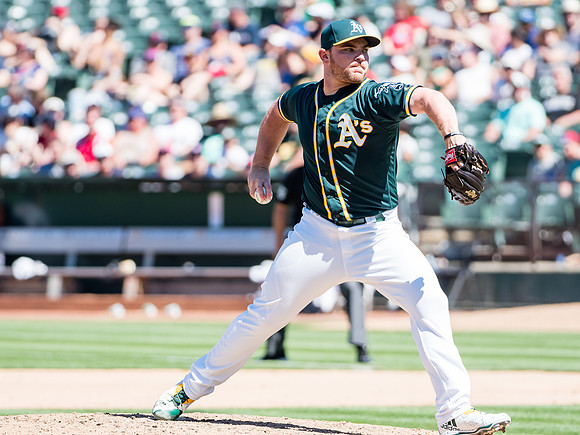 MLB: Cleveland Indians at Oakland Athletics