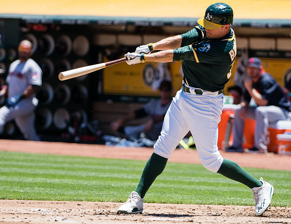 MLB: Cleveland Indians at Oakland Athletics