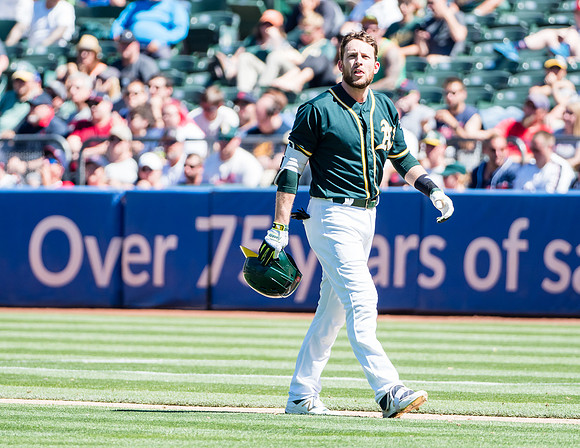 MLB: Cleveland Indians at Oakland Athletics