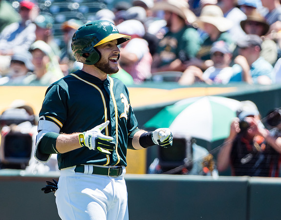 MLB: Cleveland Indians at Oakland Athletics