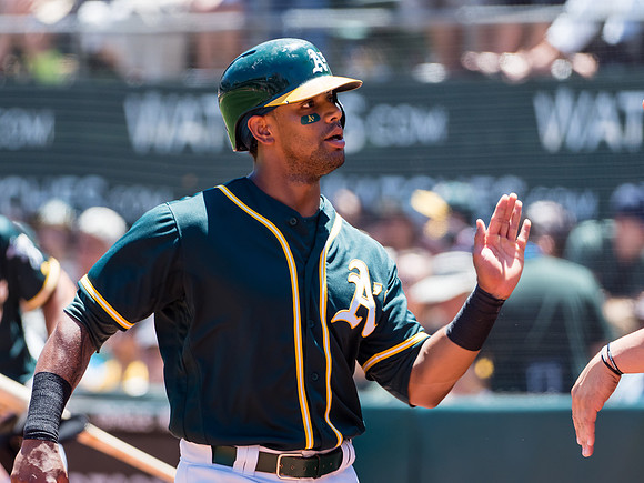 MLB: Cleveland Indians at Oakland Athletics