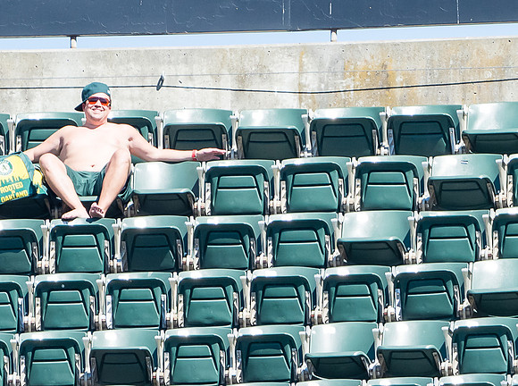 MLB: Cleveland Indians at Oakland Athletics