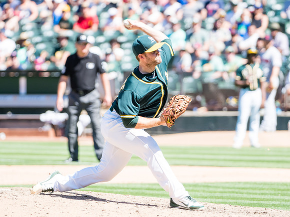 MLB: Cleveland Indians at Oakland Athletics