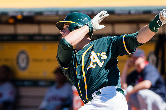 MLB: Cleveland Indians at Oakland Athletics