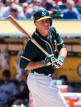 MLB: Cleveland Indians at Oakland Athletics