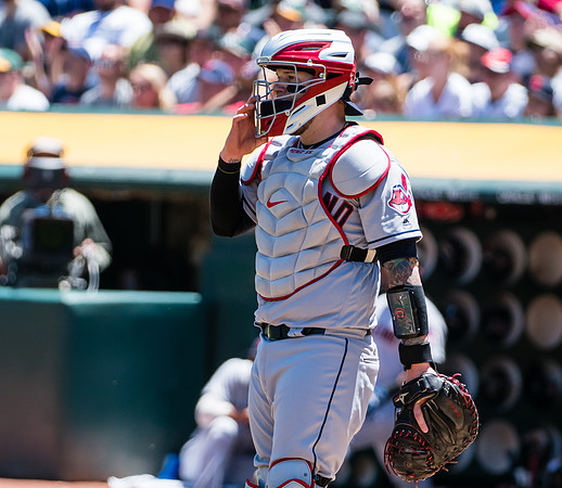 MLB: Cleveland Indians at Oakland Athletics