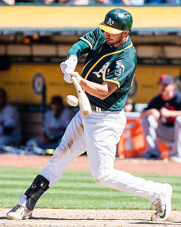 MLB: Cleveland Indians at Oakland Athletics