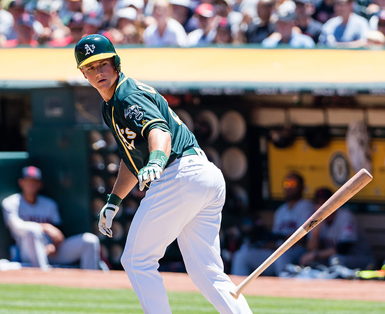 MLB: Cleveland Indians at Oakland Athletics