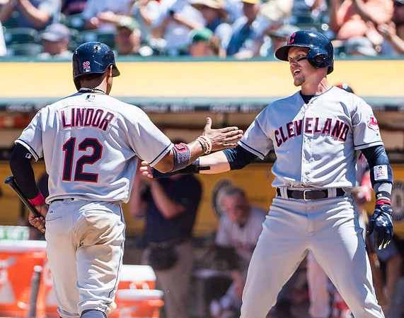 MLB: Cleveland Indians at Oakland Athletics